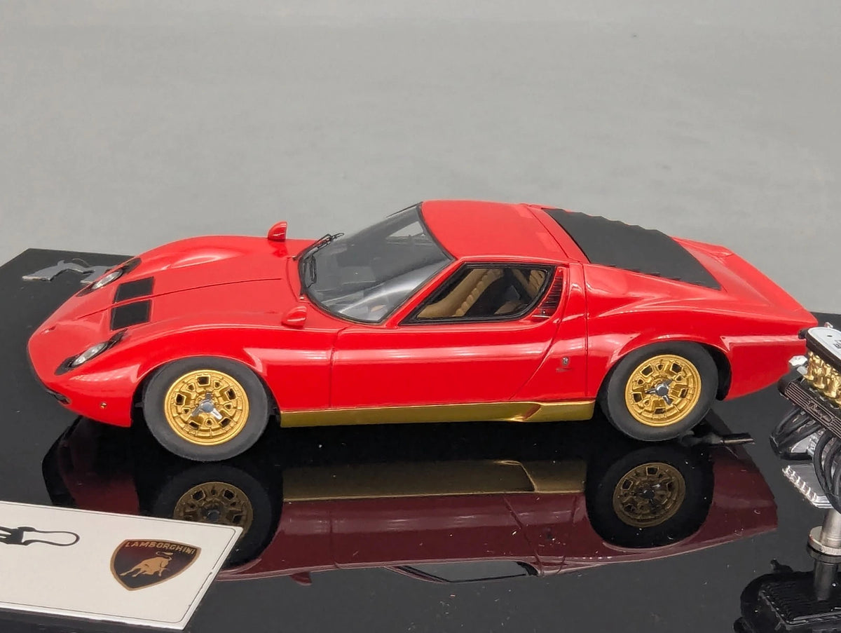 Eidolon Make Up 1:43 Lamborghini Miura P400 1967 Red Engine Set mit OVP