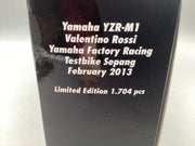 Motorrad Modell 1:12 Minichamps Yamaha YZR-MI V. Rossi Testbike Sepang 2013  OVP