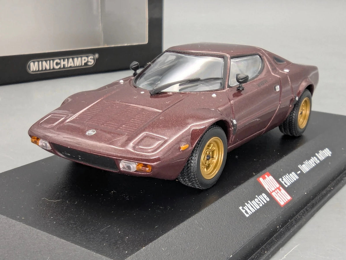 Modellautos 1:43 Minichamps Lancia Stratos Autobild Edition mit OVP