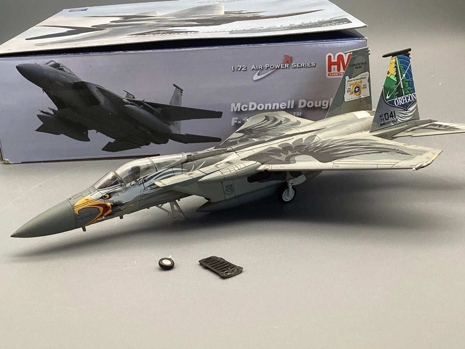 Flugzeug Modell 1:72 HM Hobbymaster Mc Donnell Douglas F-15 Eagle in OVP