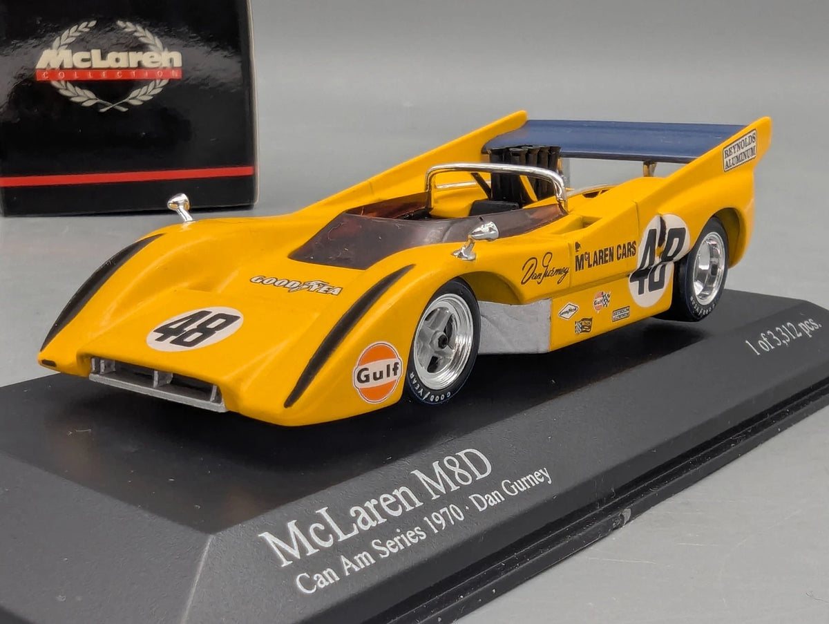 Modellautos 1:43 Minichamps McLaren M8D Can Am Series 1970 #48 Gurney mit OVP