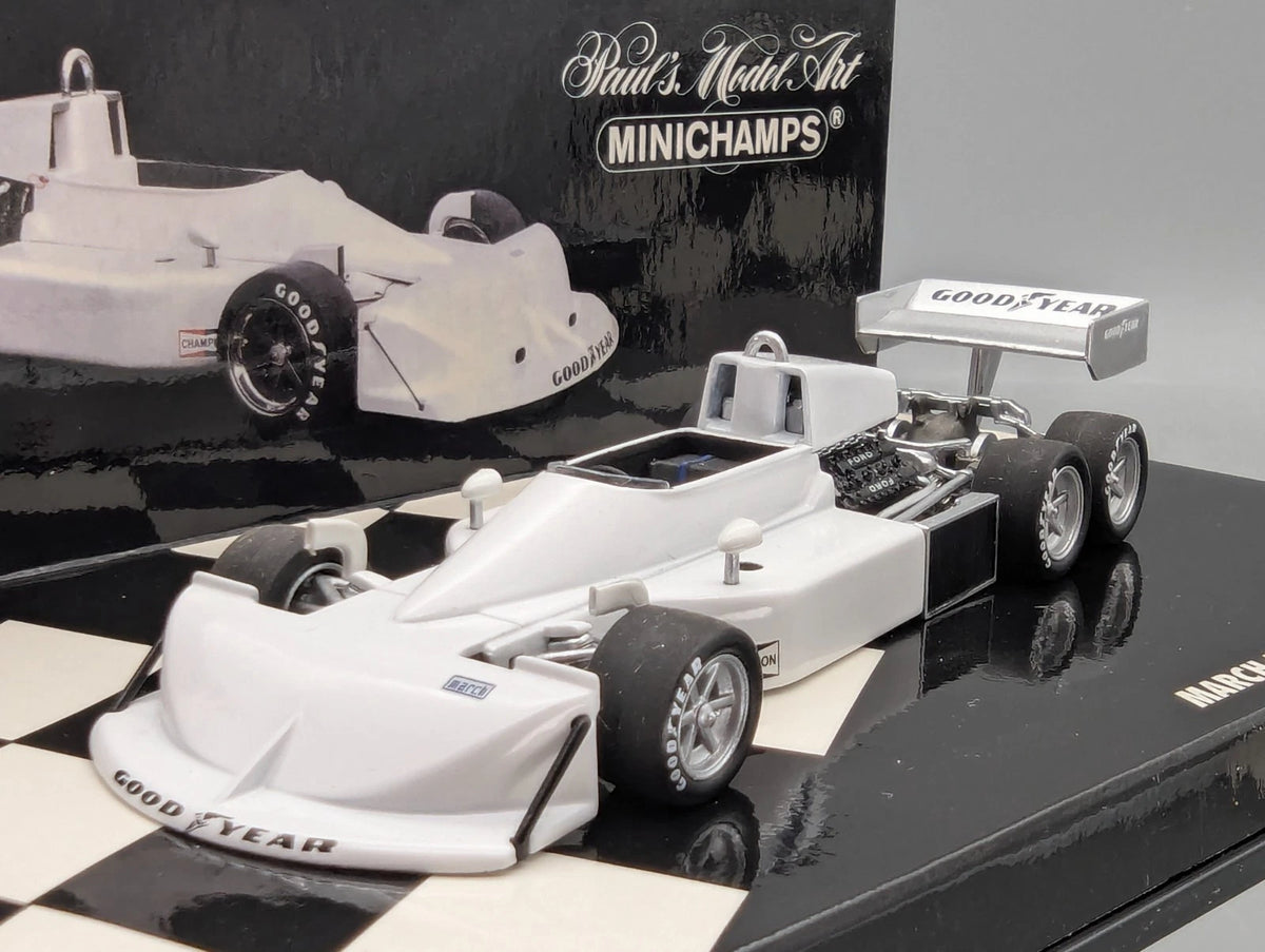 Modellautos 1:43 Minichamps March ford 2-4-0 Six-Wheeler 1976 mit OVP