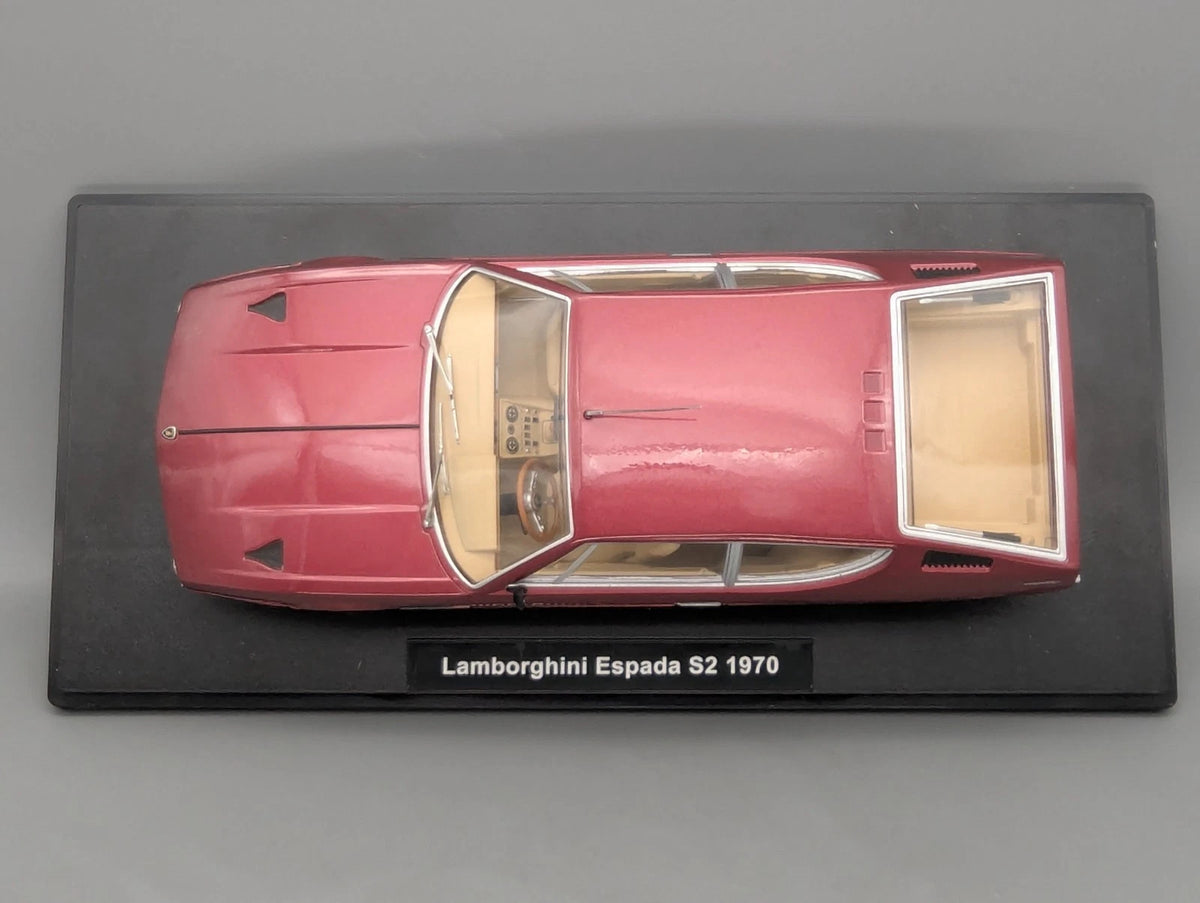 Modellautos 1:18 KK-Scale Lamborghini Espada S2 1970 Rot Metallic mit OVP