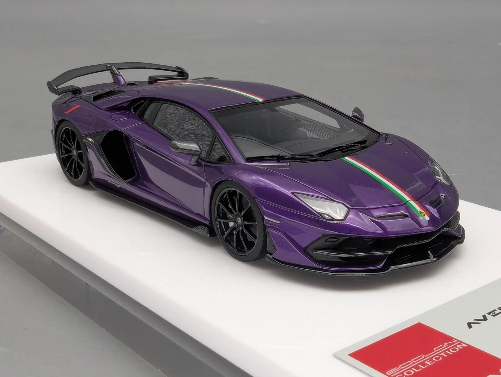 Eidolon Make Up 1:43 Lamborghini Aventador SVJ 2018 Limited 49/80 Viola Pas. OVP