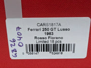 Modellautos 1:18 BBR Ferrari 250 GT Lusso S/N 4405 GT Auction 2009 Ltd 01/18 OVP