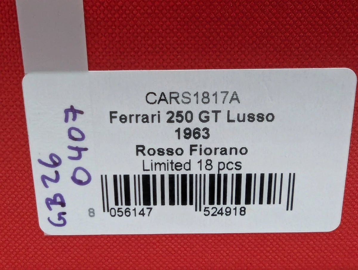 Modellautos 1:18 BBR Ferrari 250 GT Lusso S/N 4405 GT Auction 2009 Ltd 01/18 OVP