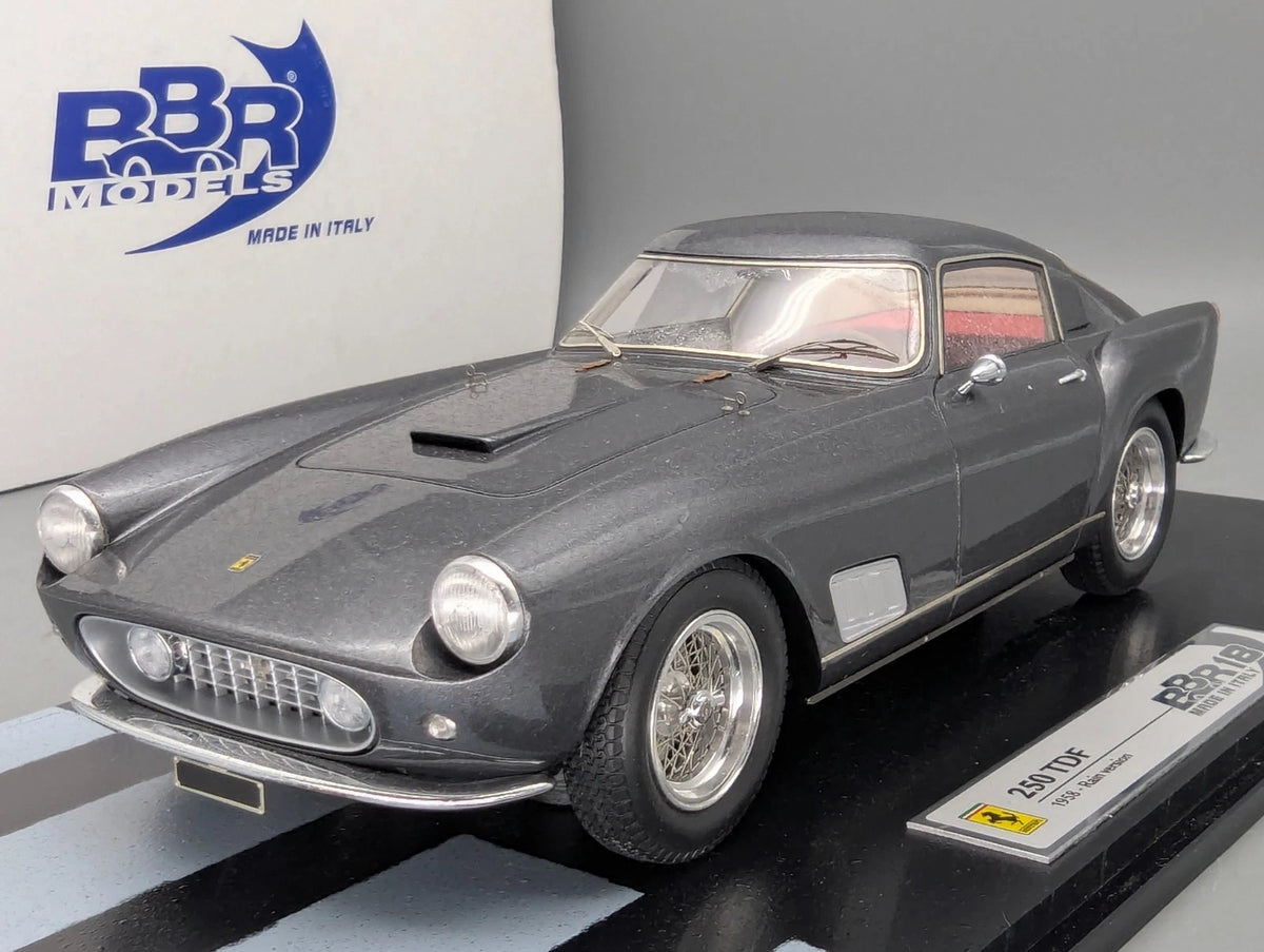 Modellautos 1:18 BBR Ferrari 250 TDF 1958 Rain Version Ltd 01/05 Grigio Fer. OVP