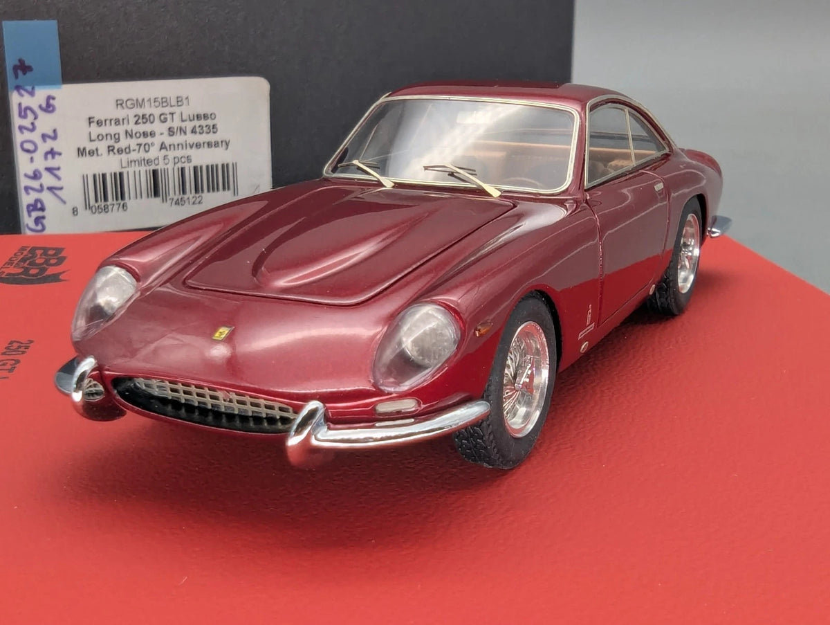 Modellautos 1:43 BBR Ferrari 250 GT Lusso Long Nose S/N 4335 GT Ltd 01/05 OVP