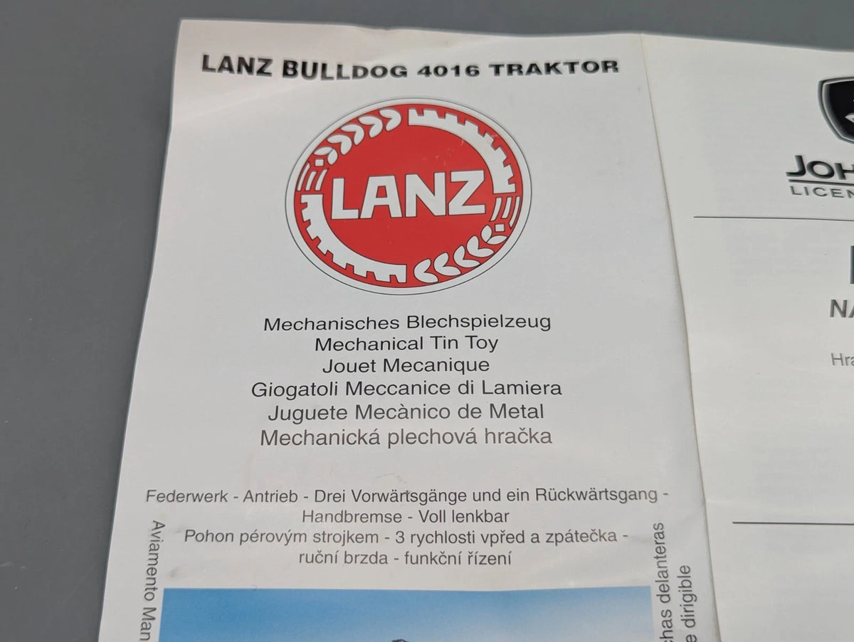 Traktor Modell 1:25 Kovap Lanz Bulldog 4016 Blech mit Uhrwerkantrieb mit OVP