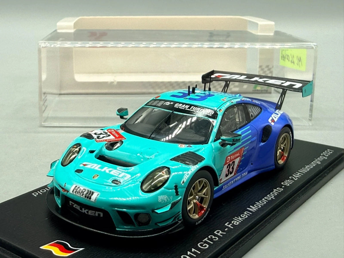 Modellautos 1:43 Spark Porsche 911 GT3 R - Nürburgring 2021 #33 mit OVP