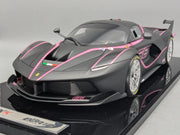 Modellautos 1:12 BBR Ferrari FXX-K Car #6 Nero Matt Ltd 07/25 in Vitrine OVP