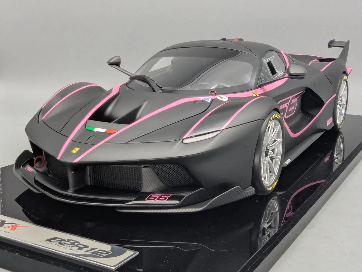 Modellautos 1:12 BBR Ferrari FXX-K Car #6 Nero Matt Ltd 07/25 in Vitrine OVP