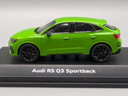 Modellautos 1:43 Minichamps Audi RS Q3 Sportback Kyalami-Grün mit Dealer OVP