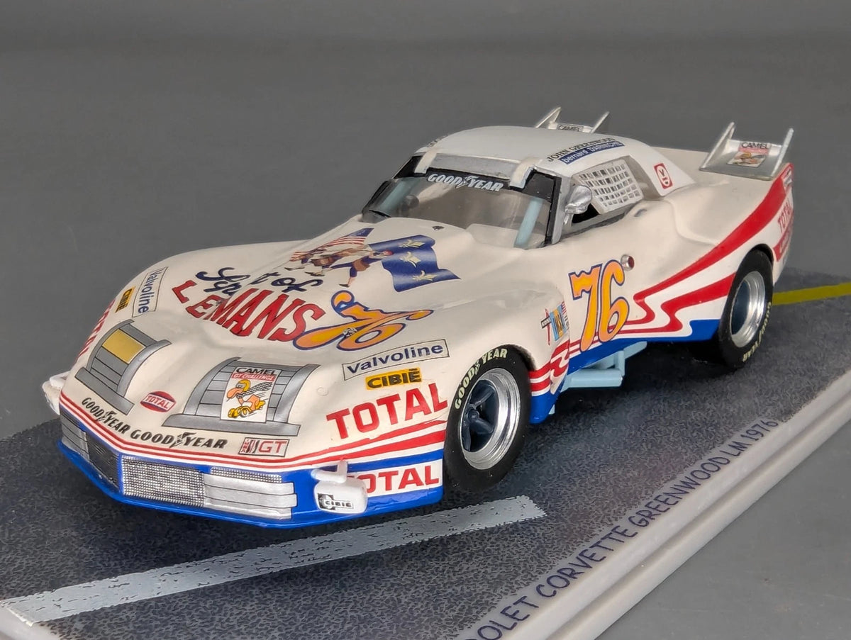 Modellautos 1:43 Spark Bizarre BZ10 Chevrolet Corvette Greenwood LM 1976 mit OVP