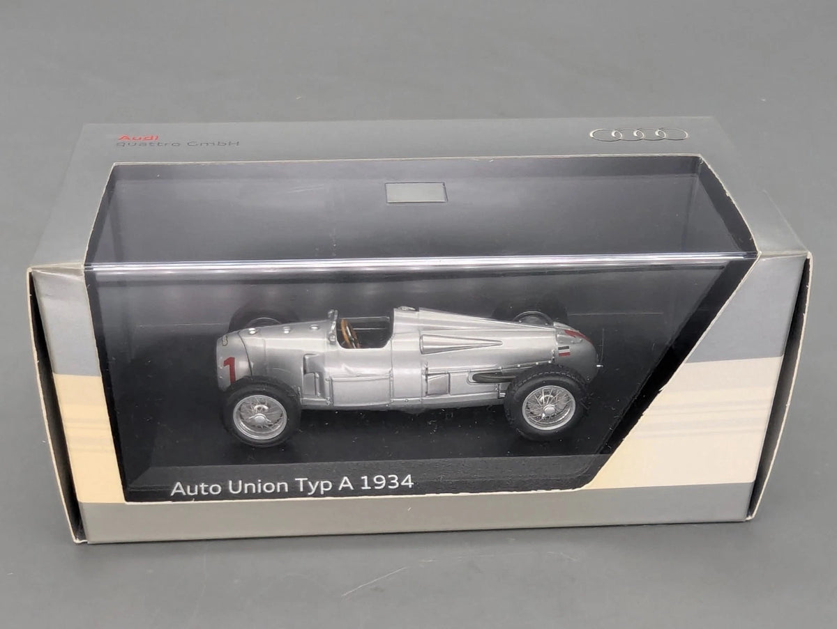 Modellautos 1:43 Minichamps Auto Union Typ A WINNER 1934 #1 H. Stuck Dealer OVP