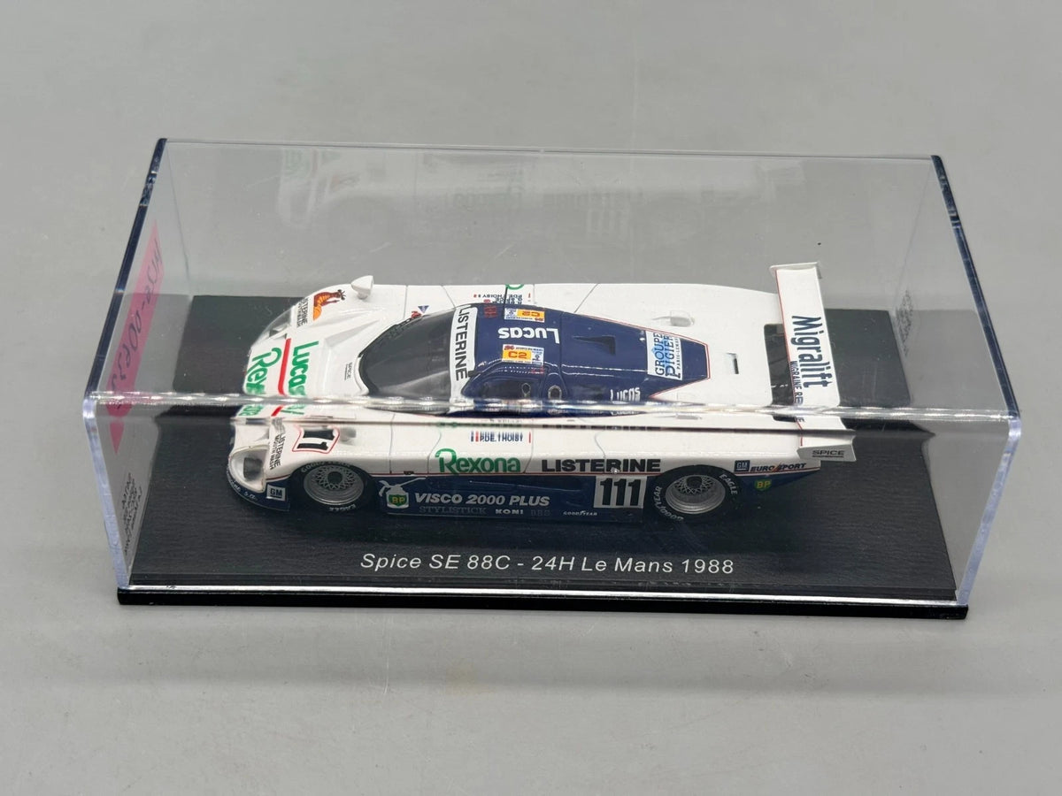 Modellautos 1:43 Spark Spice SE 88C - 24h Le Mans 1988 #111 + OVP