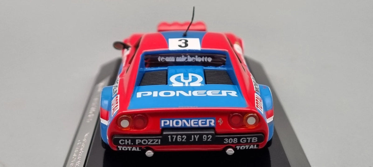 Modellautos 1:43 Bburago Racing Ferrari 308 GTB Rallye Monte Carlo 1982 #3 OVP