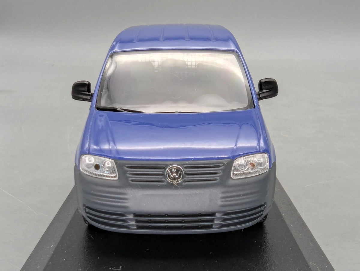Modellautos 1:43 Minichamps Volkswagen VW Caddy Blau mit Dealer OVP