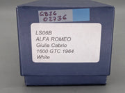 Modellautos 1:43 Looksmart Alfa Romeo Giulia Cabrio 1600 GTC 1964 White mit OVP