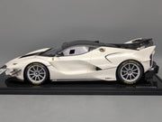Modellautos 1:12 BBR Ferrari FXX-K EVO Met Italian White Ltd 01/01 Vitrine OVP