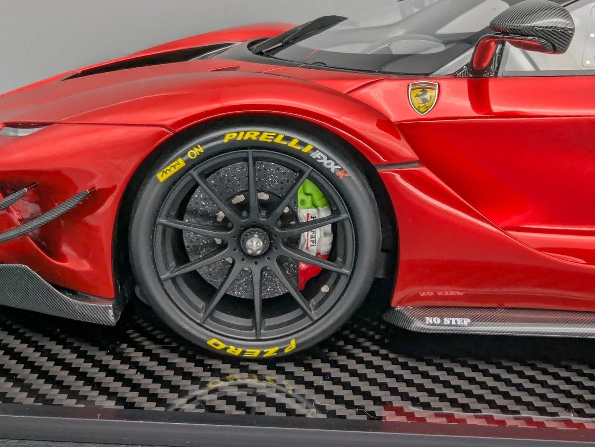 Modellautos 1:12 BBR Ferrari FXX-K EVO Gloss F1 2007B Red Ltd 00/10 Vitrine OVP