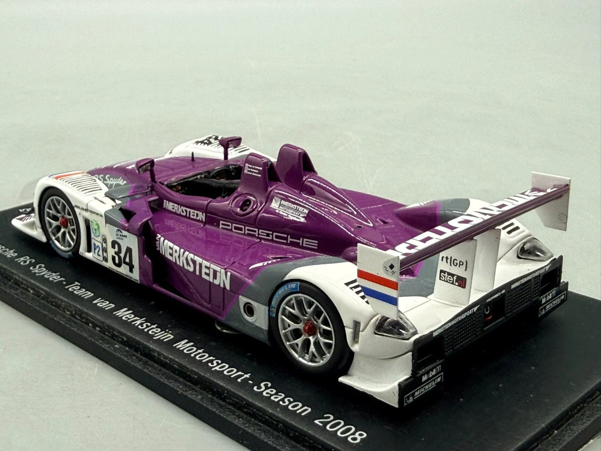Modellautos 1:43 Spark Porsche RS Spyder Team van Merksteijn Motorsport mit OVP