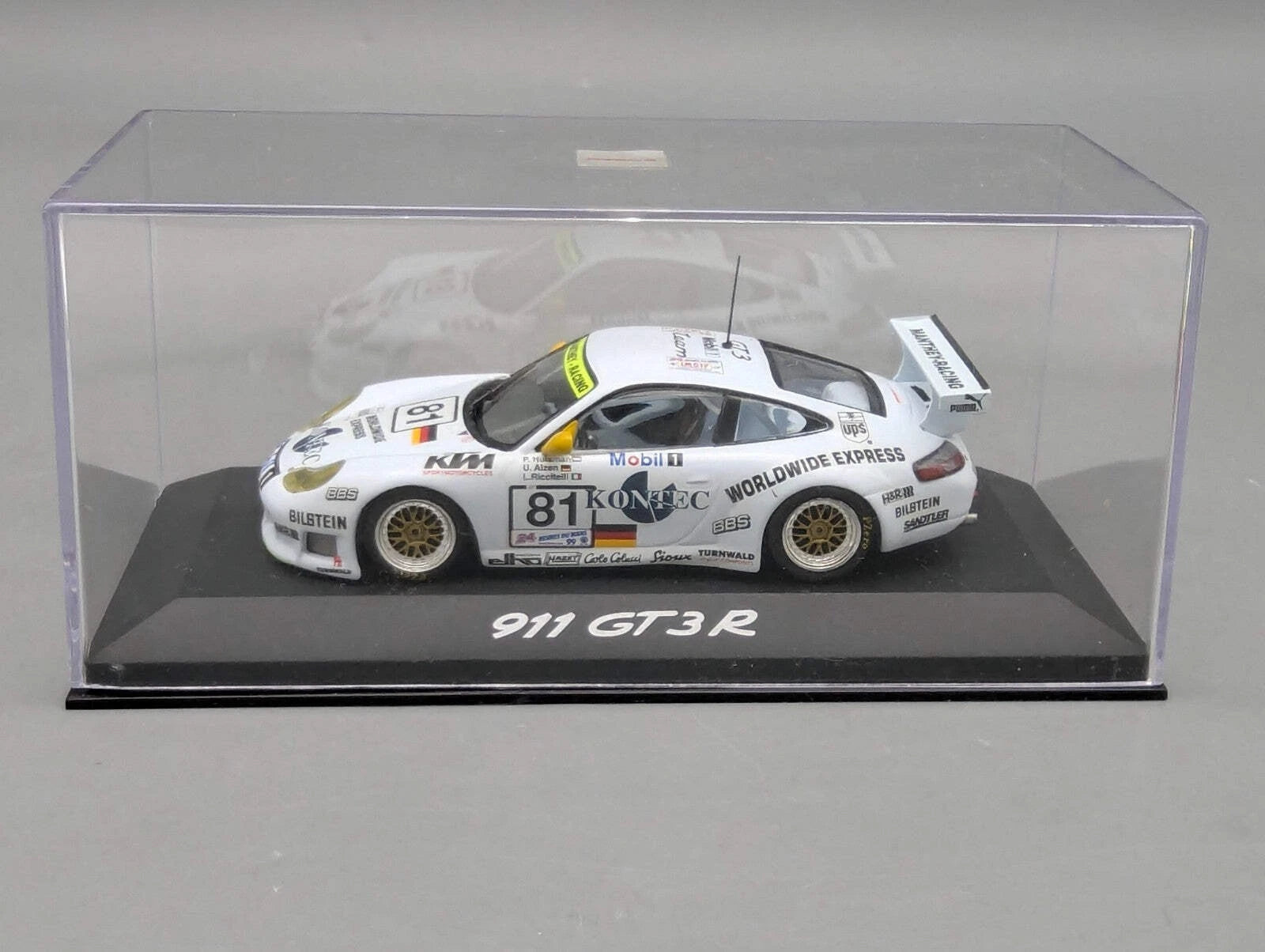 Modellautos 1:43 Minichamps Porsche 911 GT3 R #81 mit WAP Dealer OVP