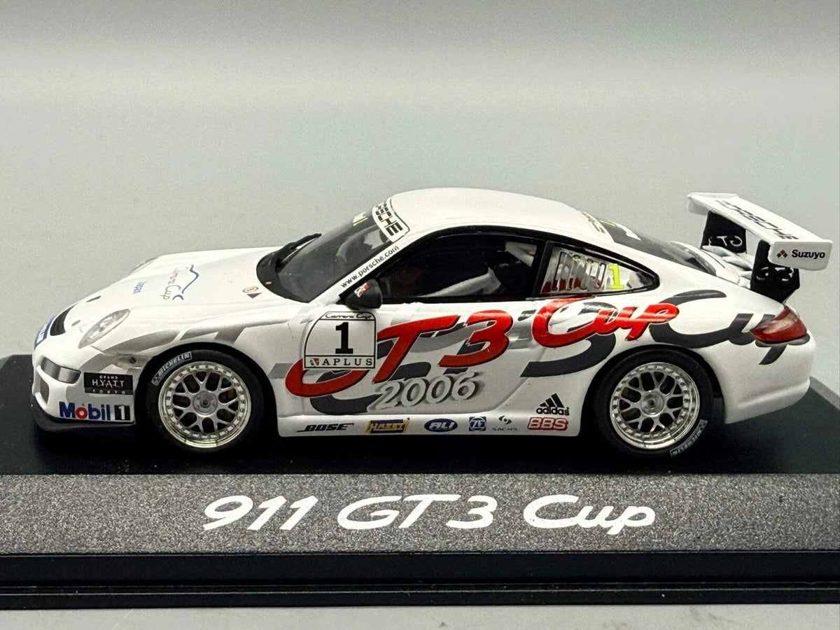 Modellautos 1:43 Minichamps Porsche 911 GT3 Cup 2006 #1 Bernhard WAP Dealer OVP