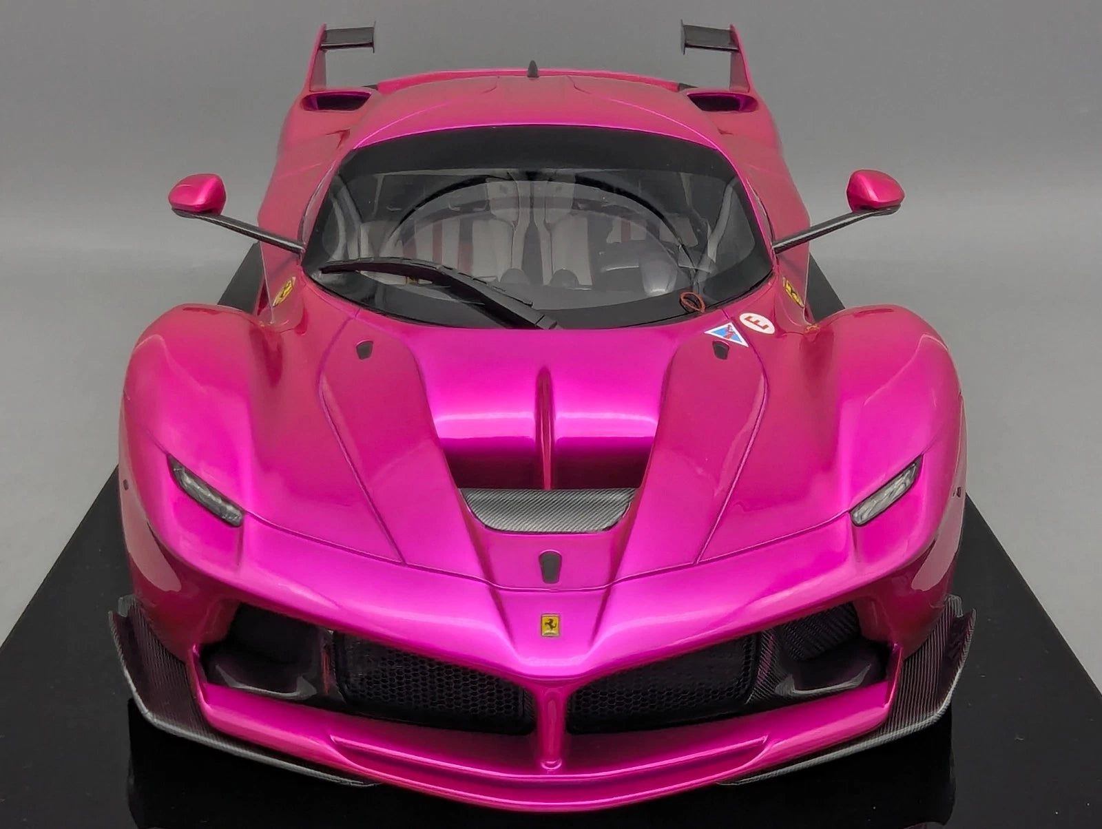 Modellautos 1:12 BBR Ferrari FXX-K 2014 Flash Pink Ltd 01/01 Vitrine OVP