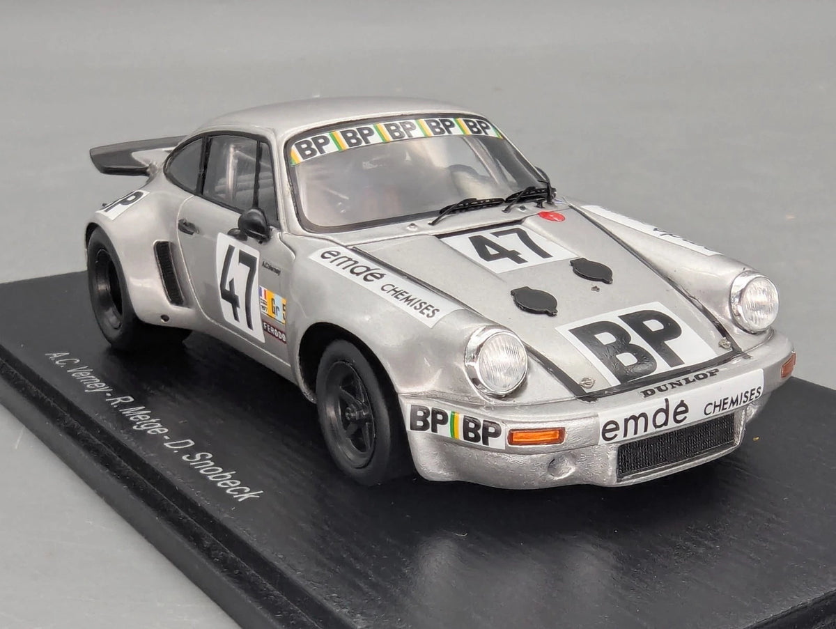 Modellautos 1:43 Spark S7500 Porsche 911 RSR 24h Le Mans 1977 #47 OVP
