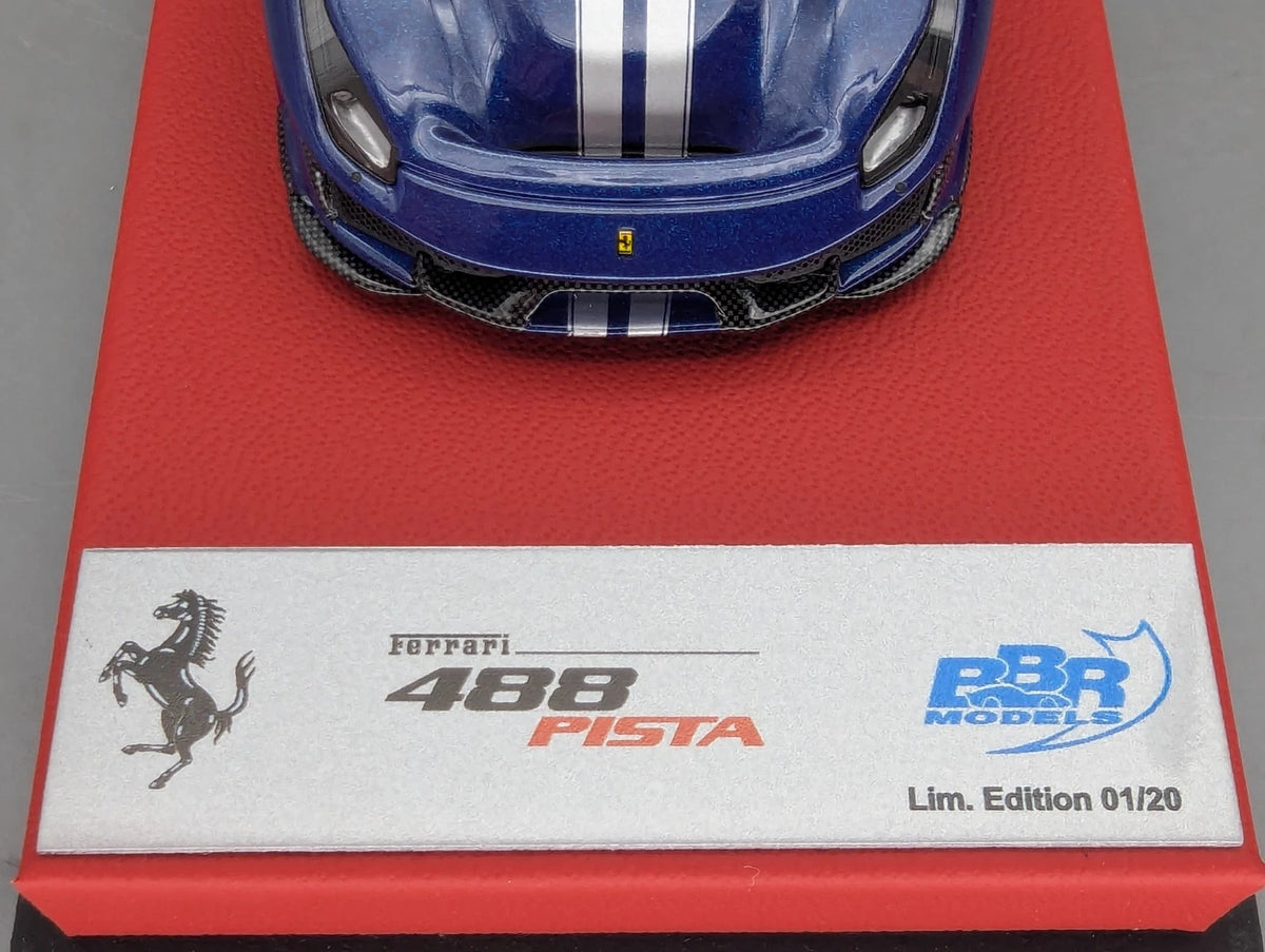 Modellautos 1:43 BBR Concept43 Ferrari 488 Pista LHD Garage Leirer CH 01/20 OVP