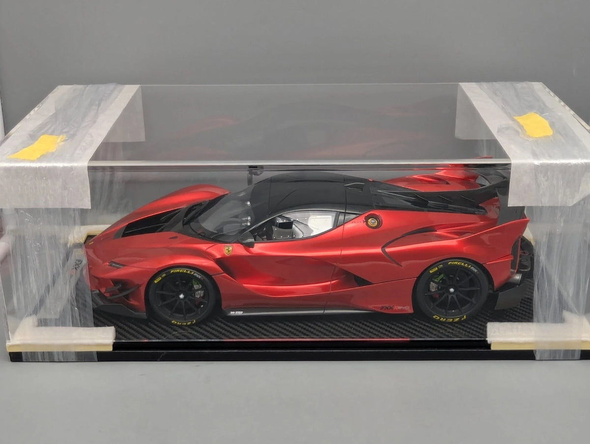 Modellautos 1:12 BBR Ferrari FXX-K EVO Gloss F1 2007B Red Ltd 00/10 Vitrine OVP