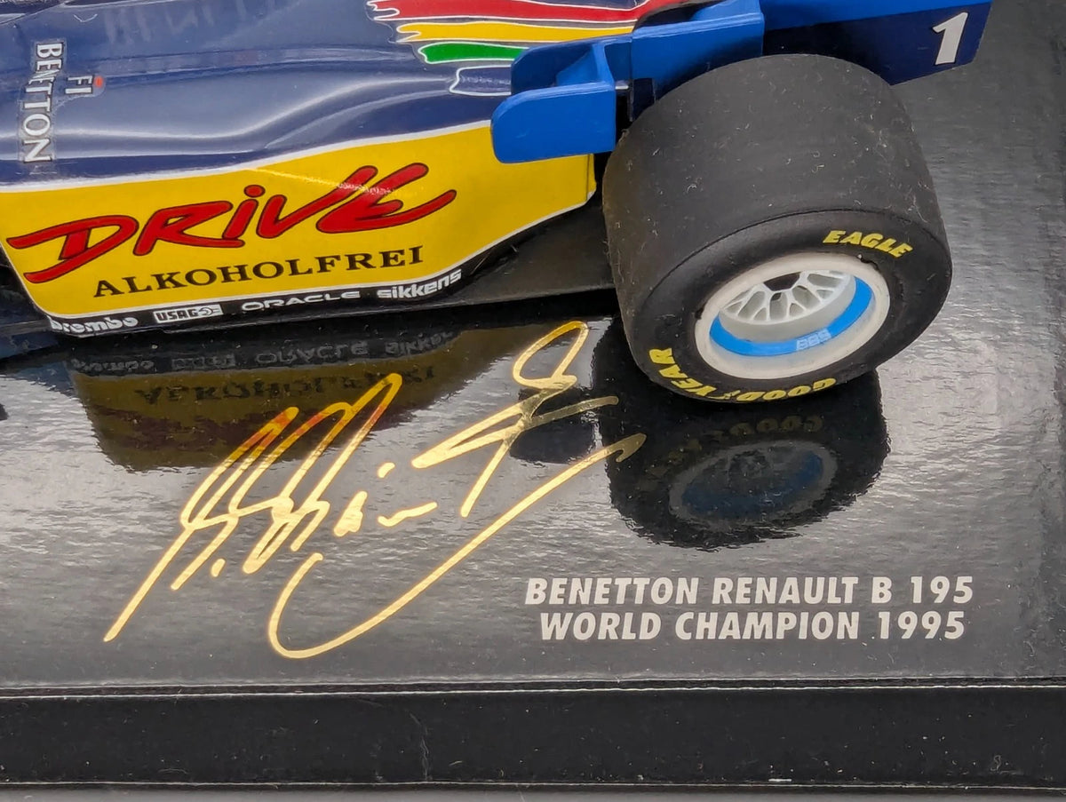 Modellautos 1:18 Minichamps Benetton Renault B195 WINNER #1 M. Schumacher OVP