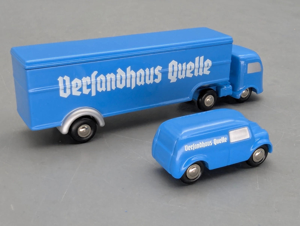 Modellautos 1:90 Schuco Piccolo-Set 2001 Versandhaus Quelle 2-teilig mit OVP