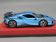 Modellautos 1:43 BBR Concept43 Ferrari SF90XX Stradale Matt Blue Ltd 19/20 OVP