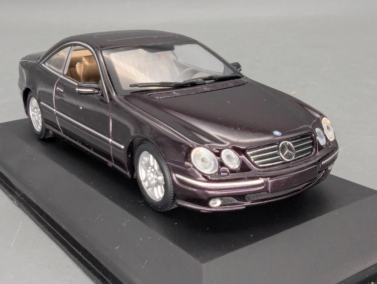 Modellautos 1:43 Minichamps Mercedes Benz CL 500 Dunkel-Violett/Rot Dealer OVP