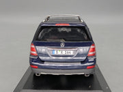 Modellautos 1:43 Minichamps Mercedes Benz GL-Klasse Tansanit-Blau Dealer OVP