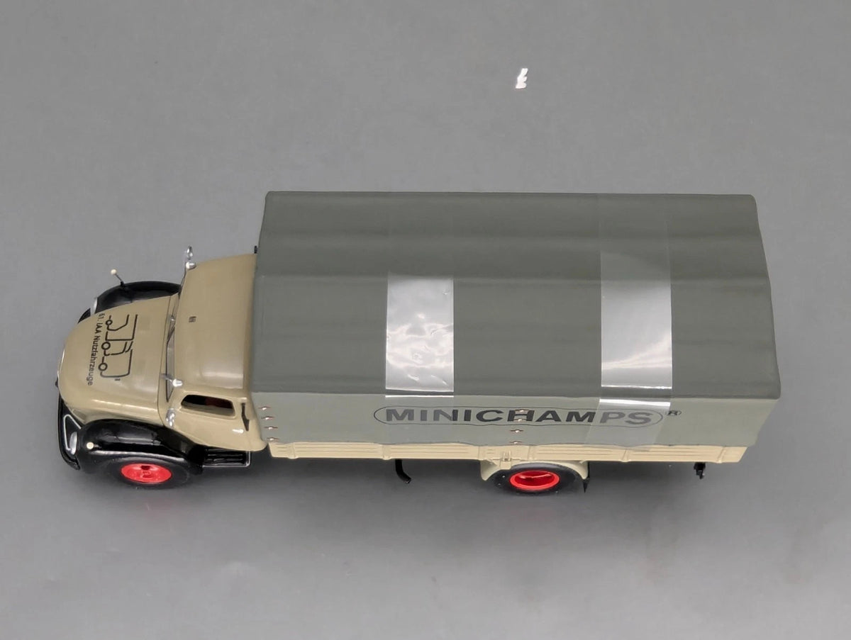 LKW Modell 1:43 Minichamps Magirus Deutz S 6500 Canvas 1955 Grey Black mit OVP