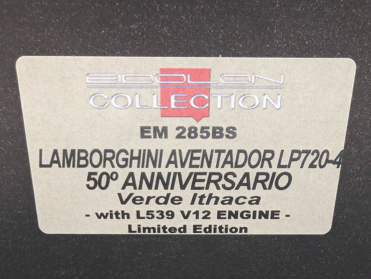 Eidolon Make Up 1:43 Lamborghini Aventador LP720-4 50. Annivers. Engine Set OVP