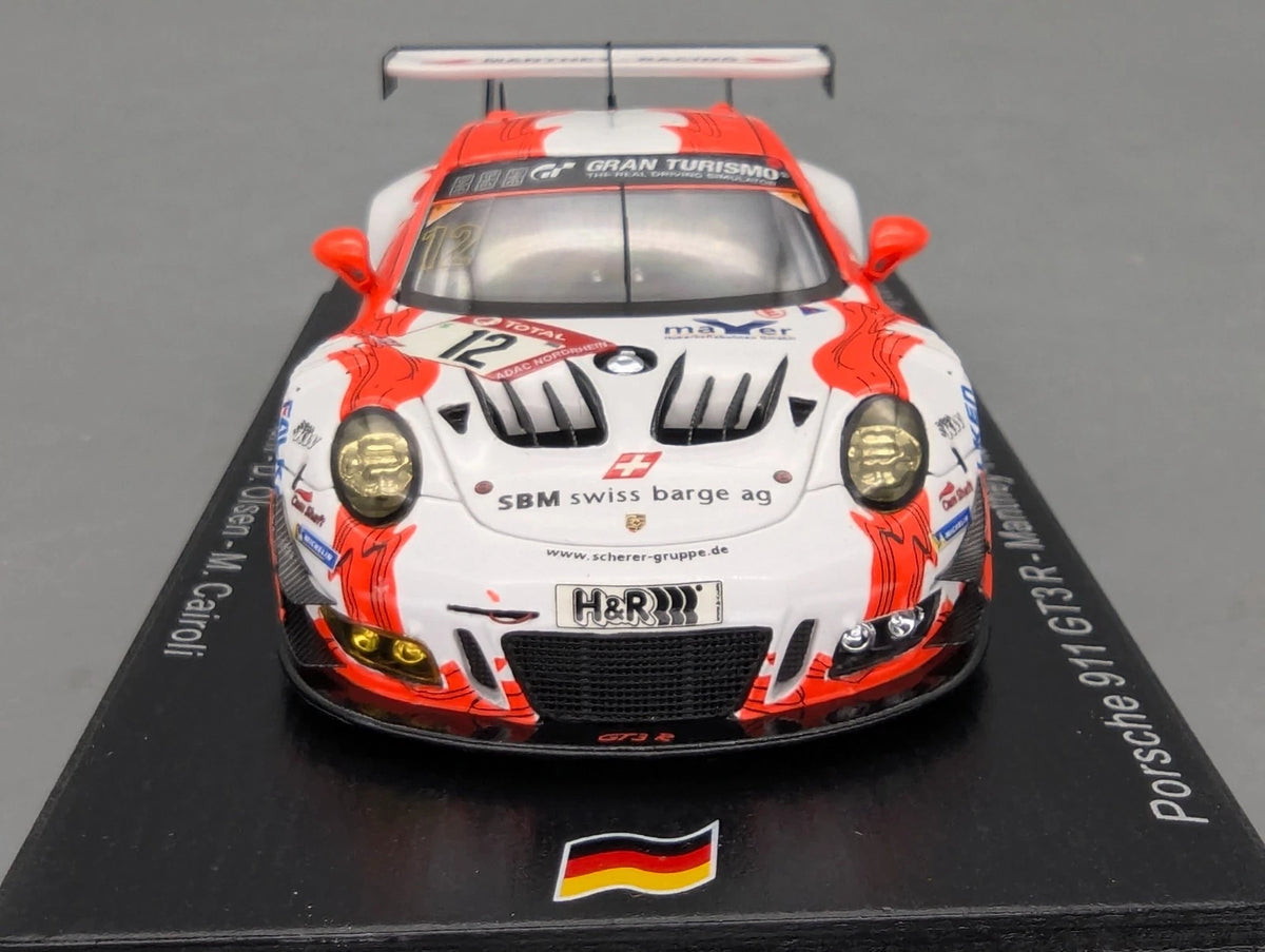 Modellautos 1:43 Spark SG524 Porsche 911 GT3 R 24H Nürburgring 2019 #12 OVP