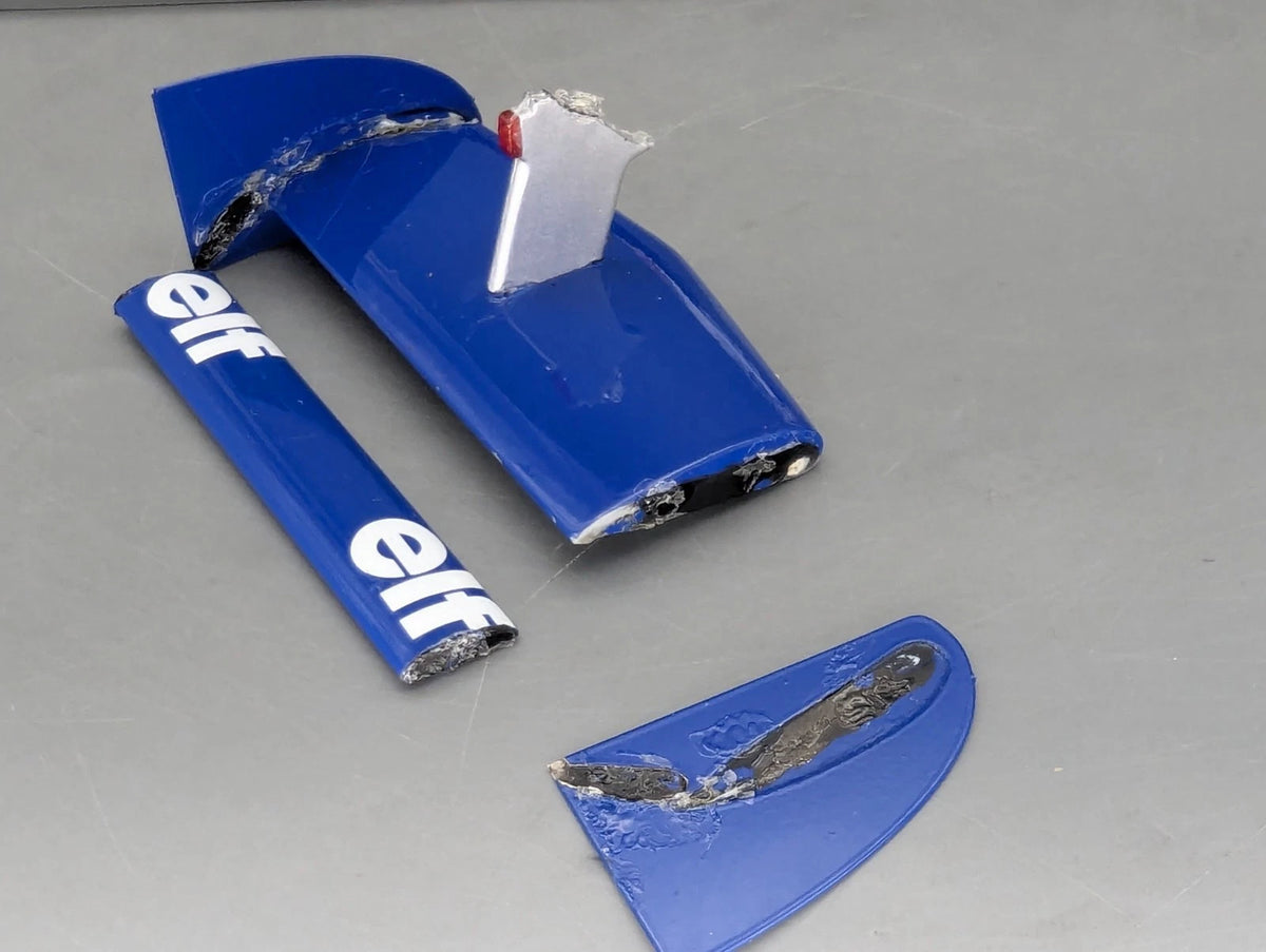 Modellautos 1:18 Spark 18S721 Tyrrell 008 Monaco GP '78 #3 Pironi BESCHÄDIGT OVP