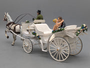 Zinnfiguren Set 1:24 Distler Schuco 873 0025 Hochzeitskutsche mit OVP