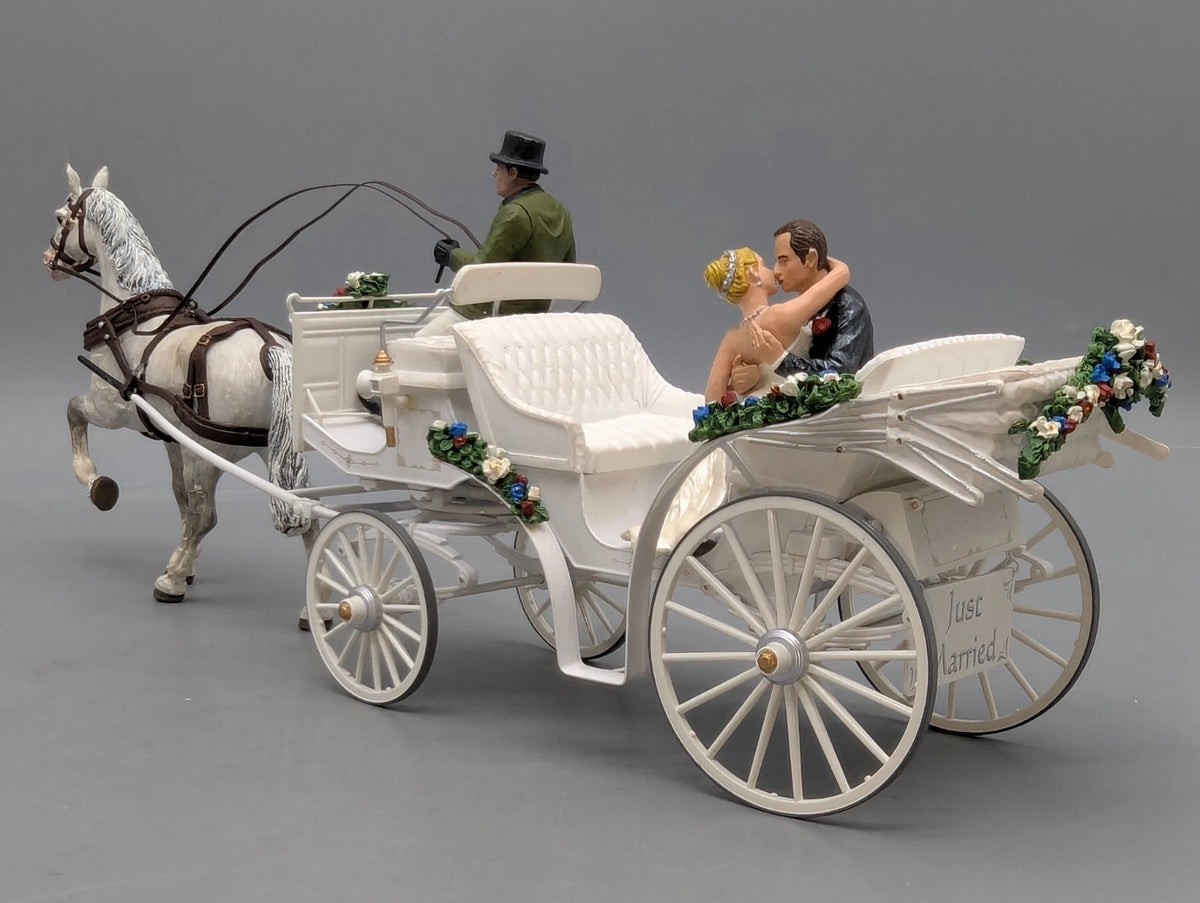 Zinnfiguren Set 1:24 Distler Schuco 873 0025 Hochzeitskutsche mit OVP