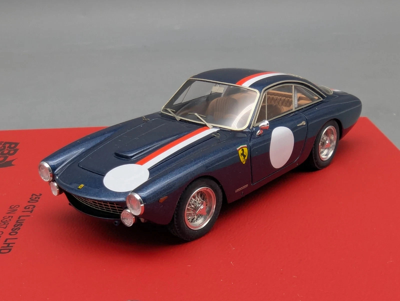 Modellautos 1:43 BBR  Ferrari 250 GT The Racing Lusso LHD RHD Set 2-tlg. 1/3 OVP