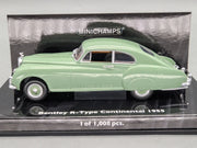 Modellautos 1:43 Minichamps Bentley R-Type Continental 1955 Grün mit OVP