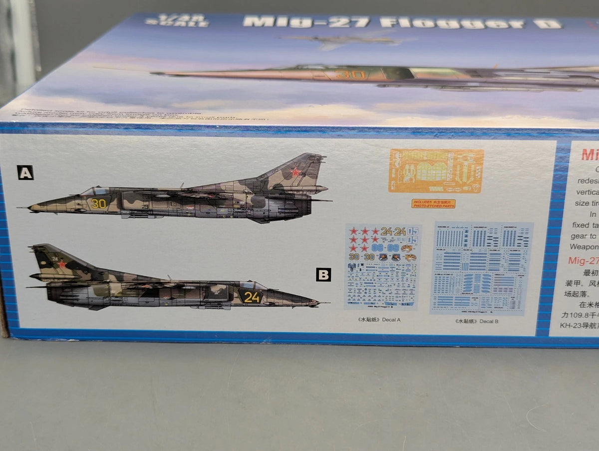 Flugzeug Bausatz 1:48 Trumpeter 05802 Mig-27 Flogger D  mit OVP
