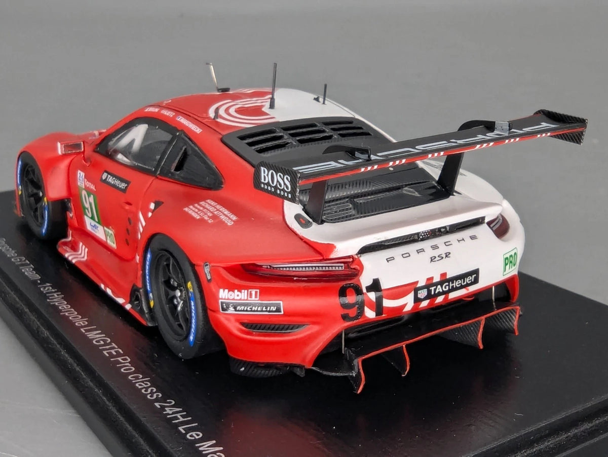 Modellautos 1:43 Spark S7983 Porsche 911 RSR-19 1.Pole 24h Le Mans 2020 #91 OVP