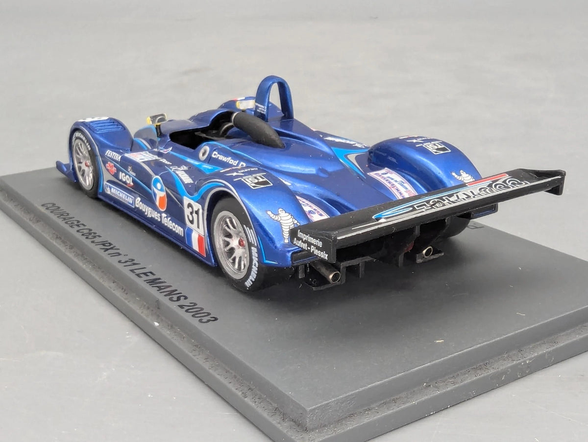 Modellautos 1:43 Spark Courage C65 JPX 24h Le Mans 2003 #31 mit OVP