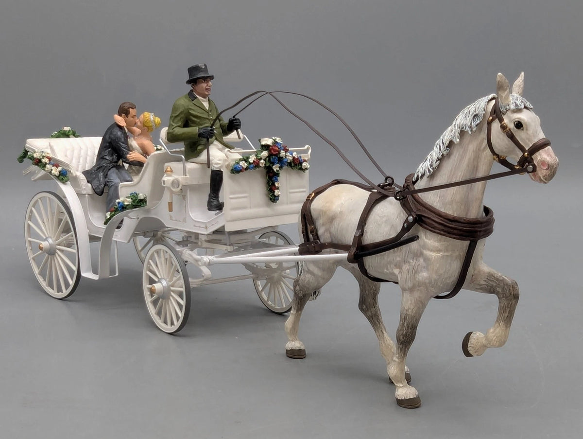 Zinnfiguren Set 1:24 Distler Schuco 873 0025 Hochzeitskutsche mit OVP