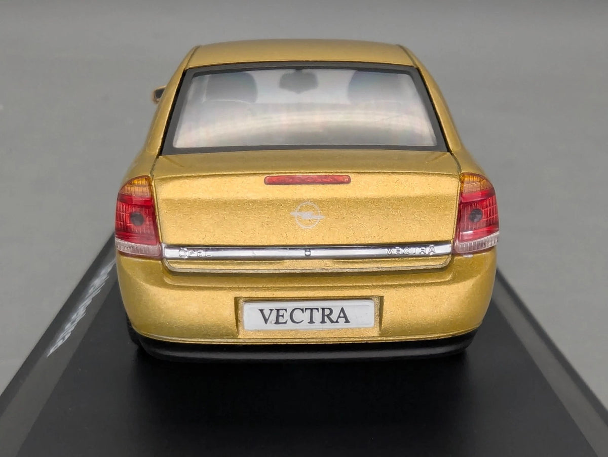 Modellautos 1:43 Schuco Opel Vectra Gold Metallic mit Dealer OVP